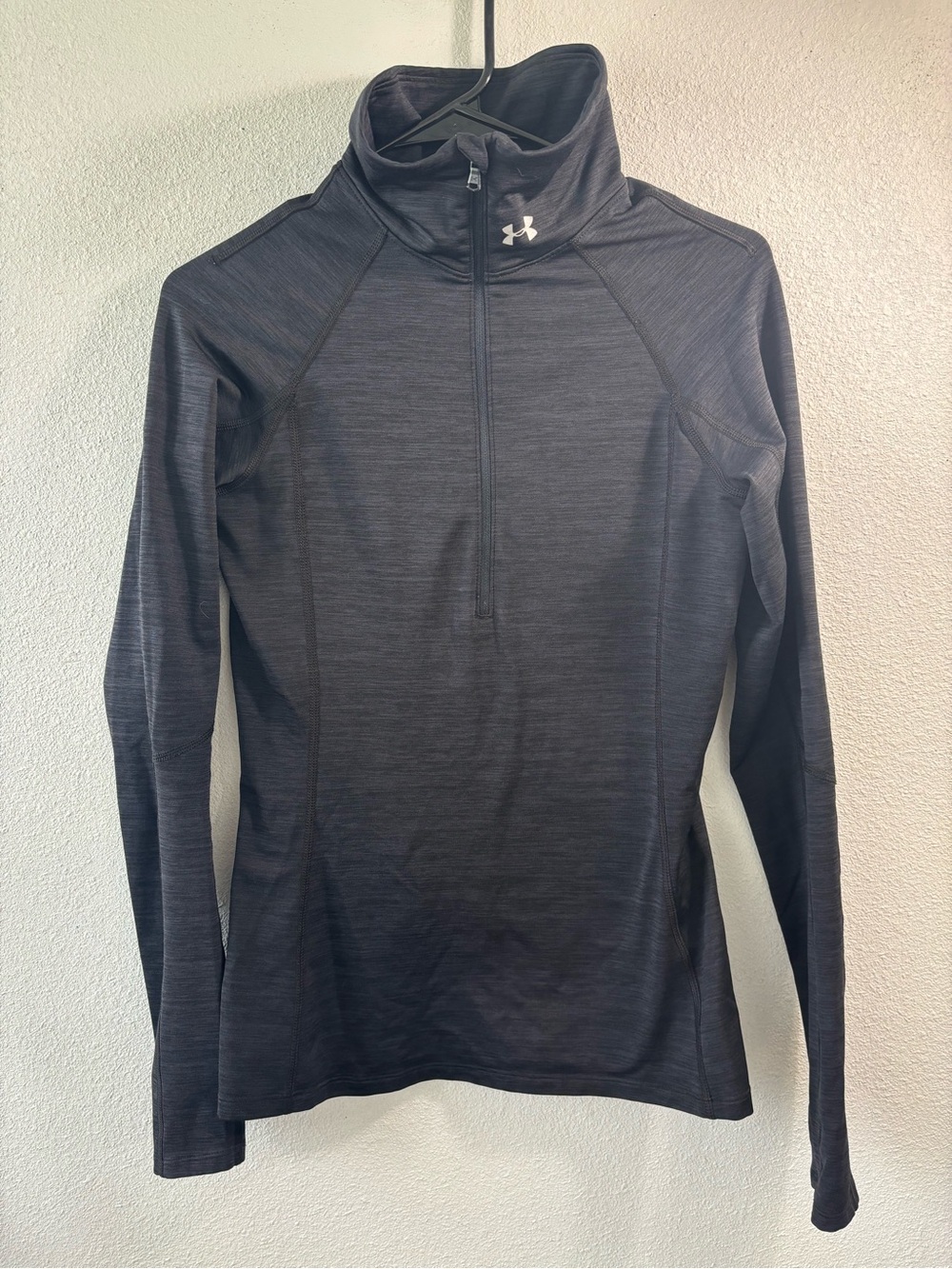 Under Armour Coldgear 1/2 Women's Black Zip Pullover Size Small